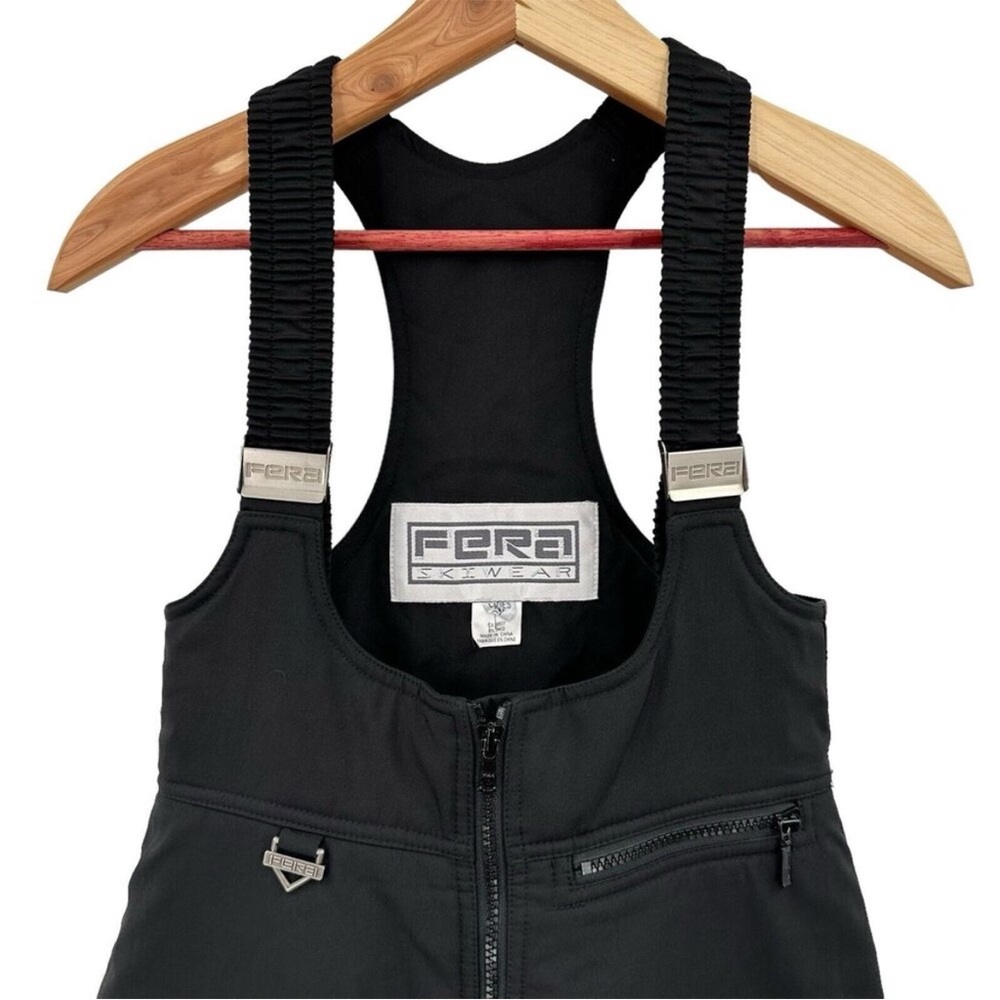 Fera Women's Size 8 Black Ski Bib Slim Leg Insulated Similar to Brooke Black
